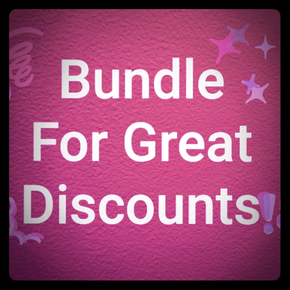 Bundle for great discounts. Need items gone.